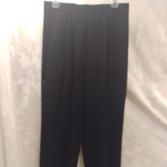 Size 14 2pc Pants/Suit Set Black & White by Perceptions by Irene B - Picture 9 of 13